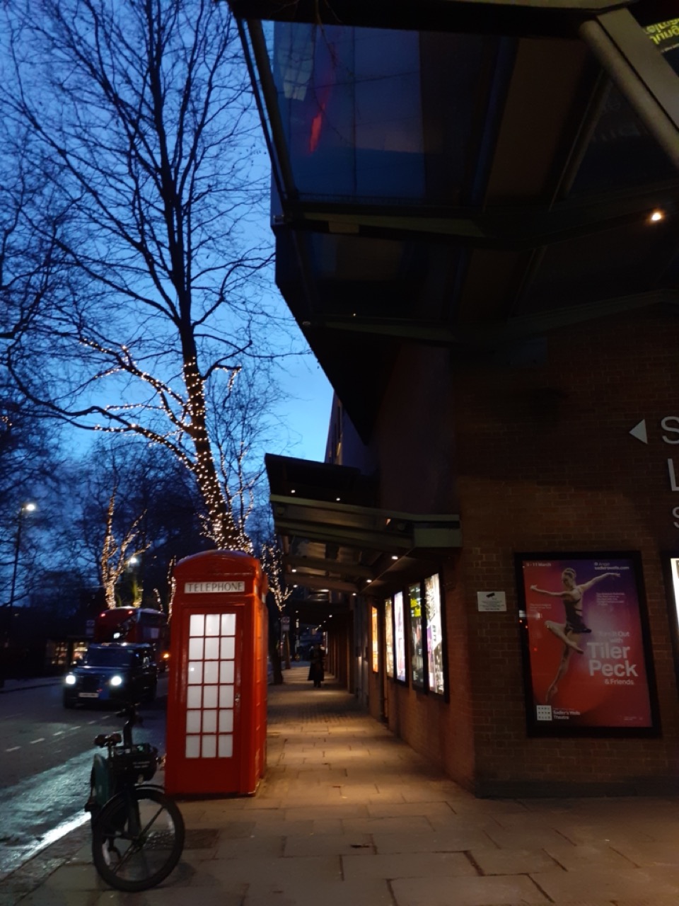 Entrée du Sadler's Wells à Londres